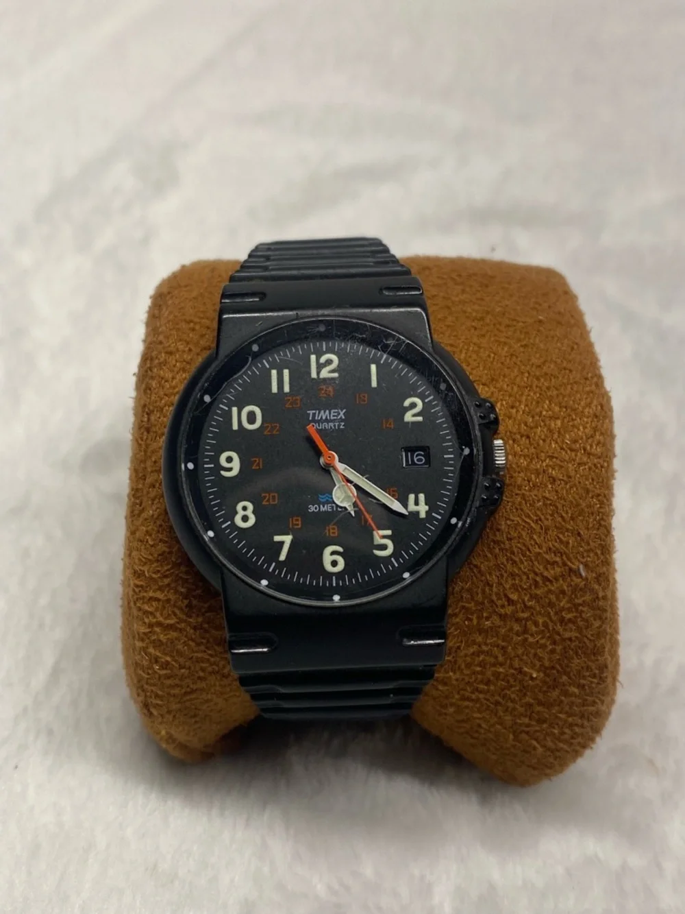 Rare Vintage Timex T49 Military 24-Hour Field Watch (New Battery) Read Descr.
